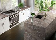 Kepadatan tinggi kuarsa batu atas dapur kuarsa putih buatan dapur