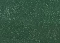 Meja hijau Carrara kuarsa, permukaan diasah, 93% kuarsa alami, Resin 7%
