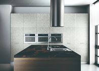 Beberapa Warna Kitchen Island Quartz Countertop Dan Backsplash Mudah Dipelihara