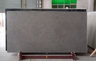 Pabrik Desain Industri Baru Permukaan yang dipoles Beton Grey Quartz Slab untuk Countertops