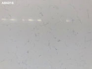 Bahan Dekoratif Indoor Buatan 6mm Carrara Quartz Slab