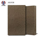 Anti Porous 18 MM Brown Engineered Quartz Stone Home Decorative Material