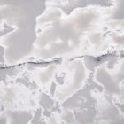 Pola Kepingan Salju Putih Batu Kuarsa Calacatta Abu-abu 3000 * 1500MM