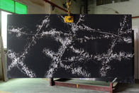NSF Carrara Quartz Vanity Top Untuk Wastafel Undermout Persegi Panjang