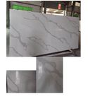 3200x1600MM Calacatta Quartz Surface Stone Untuk Countertops Dapur