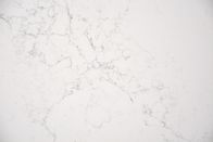 Batu Kuarsa Calacatta Warna Putih Kaca Tinggi Dengan Nsf Sgs Untuk Bagian Atas Dapur