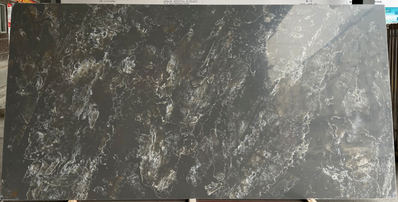 Isolasi Panas Batu Kuarsa Buatan Pulau Granit Top Faux Stone Siding Panels Benchtop Kitchen