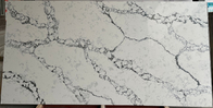 NSF Granite Quartz Stone Benchtop Kitchen 8mm Tebal Snow White Quartz Island Top Faux Stone Siding Panels