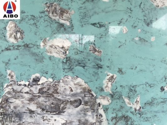 Marmer Biru Mewah Dekorasi interior Marmer Mencari Batu Kuarsa Countertop Backgroud Wall