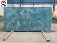 Lihat gambar lebih besar Calacatta Blue Marble Tile Flooring Polished White Onyx Marble