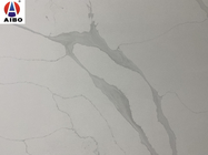 Ketahanan Tinggi Calacatta White Quartz Stone Polished Surface Strong Crack Resistance