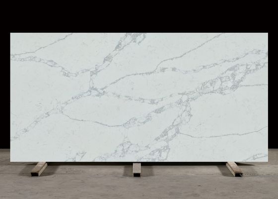 Zero Silikon Batu Calacatta desain untuk Dapur Countertops Kamar Mandi Vanity Top