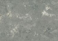 Marmer Grey Quartz Stone Kitchen Island Worktops Permukaan Kulit