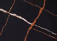 Gloss Tinggi Calacatta Quartz Stone Top Scratch Resistance Mudah Dibersihkan