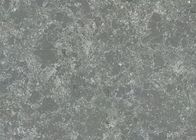 Glass Grey High Hardness Grey Countertops Bahan Bangunan Kuarsa Ramah Lingkungan