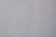 Putih Solid 3000 * 1400 Carrara Quartz Stone Untuk Lantai Dekorasi Desain