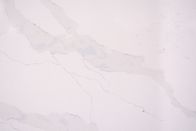 High Density Decoractive 3000 * 1500 White Calacatta Quartz Stone Untuk Countertops Dapur
