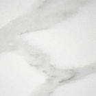 Batu Kuarsa Calacatta Kepingan Salju Putih Dengan Meja Dapur