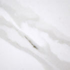 Pola Kepingan Salju Putih Batu Kuarsa Calacatta Dengan Meja Dapur