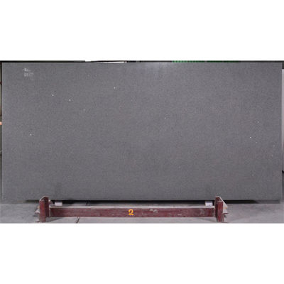 Dipoles 3200 * 1600MM Abu-abu Direkayasa Buatan Kuarsa Slab Countertop Ketebalan Disesuaikan