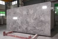 Lyra Silestone White Quartz Countertops Dipoles Panjang 2400mm 3200mm