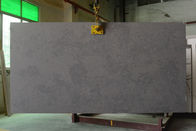 Lyra Silestone White Quartz Countertops Dipoles Panjang 2400mm 3200mm