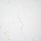 7.5Mohs White Carrara Quartz Stone Untuk Ubin Lantai Ruang Tamu