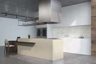 Mixed Beige Engineering Quartz Granite Cari Meja Proyek Apartemen dan Hotel